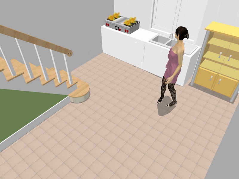 化解樓梯衝瓦斯爐