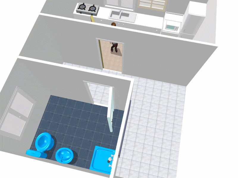 廚房門對廁所門化解