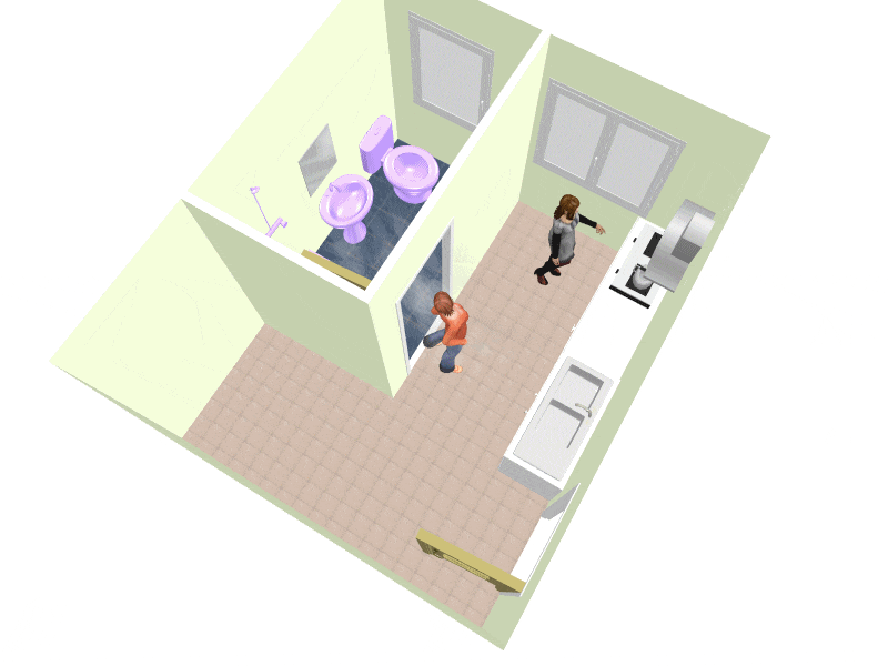 廁所門開於廚房內、廚包廁、廚房風水、風水、風水有關係