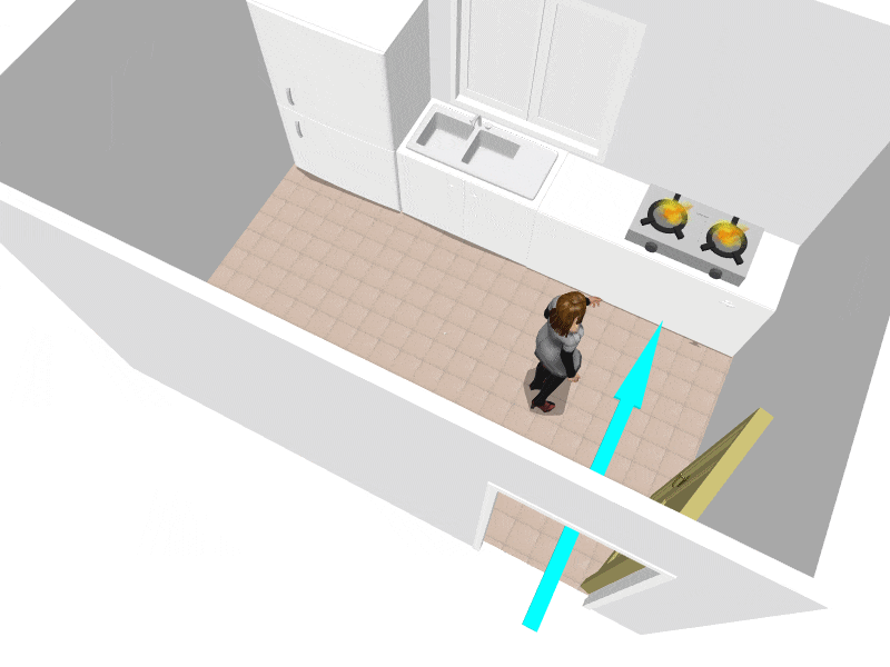門沖灶、門衝灶、風水有關係、風水、廚房風水