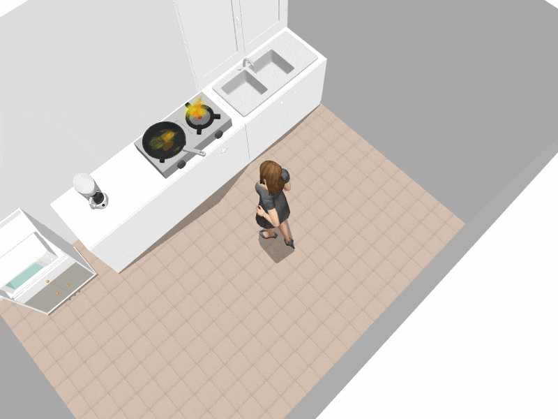 化解瓦斯爐緊鄰水槽