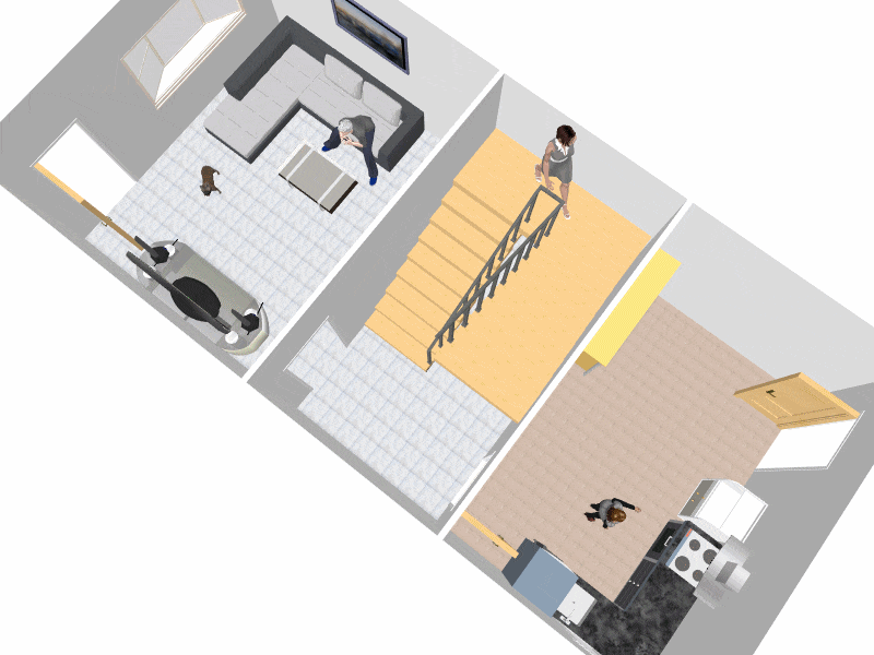 樓梯居中、樓梯風水、風水、風水有關係