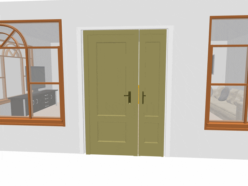 子母門、門板大小不一、母子門、大門風水禁忌、風水、風水有關係、台灣妙妙妙、Ailan風水研究室