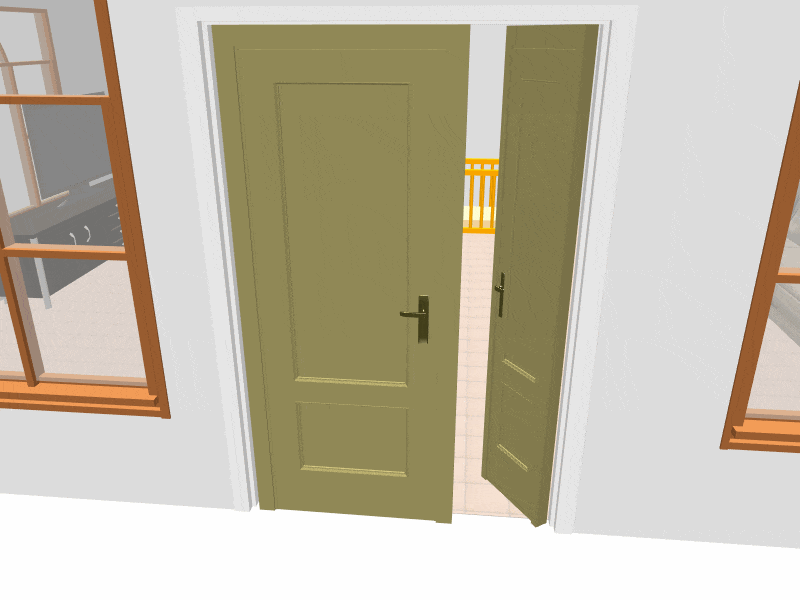 子母門、門板大小不一、母子門、大門風水禁忌、風水、風水有關係、台灣妙妙妙、Ailan風水研究室