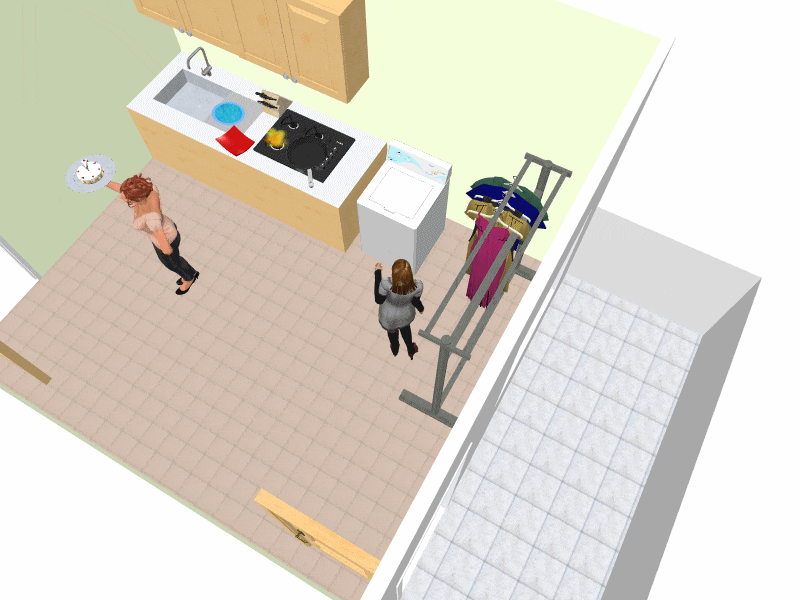 化解洗衣機擺放於廚房內、廚房風水禁忌、風水有關係