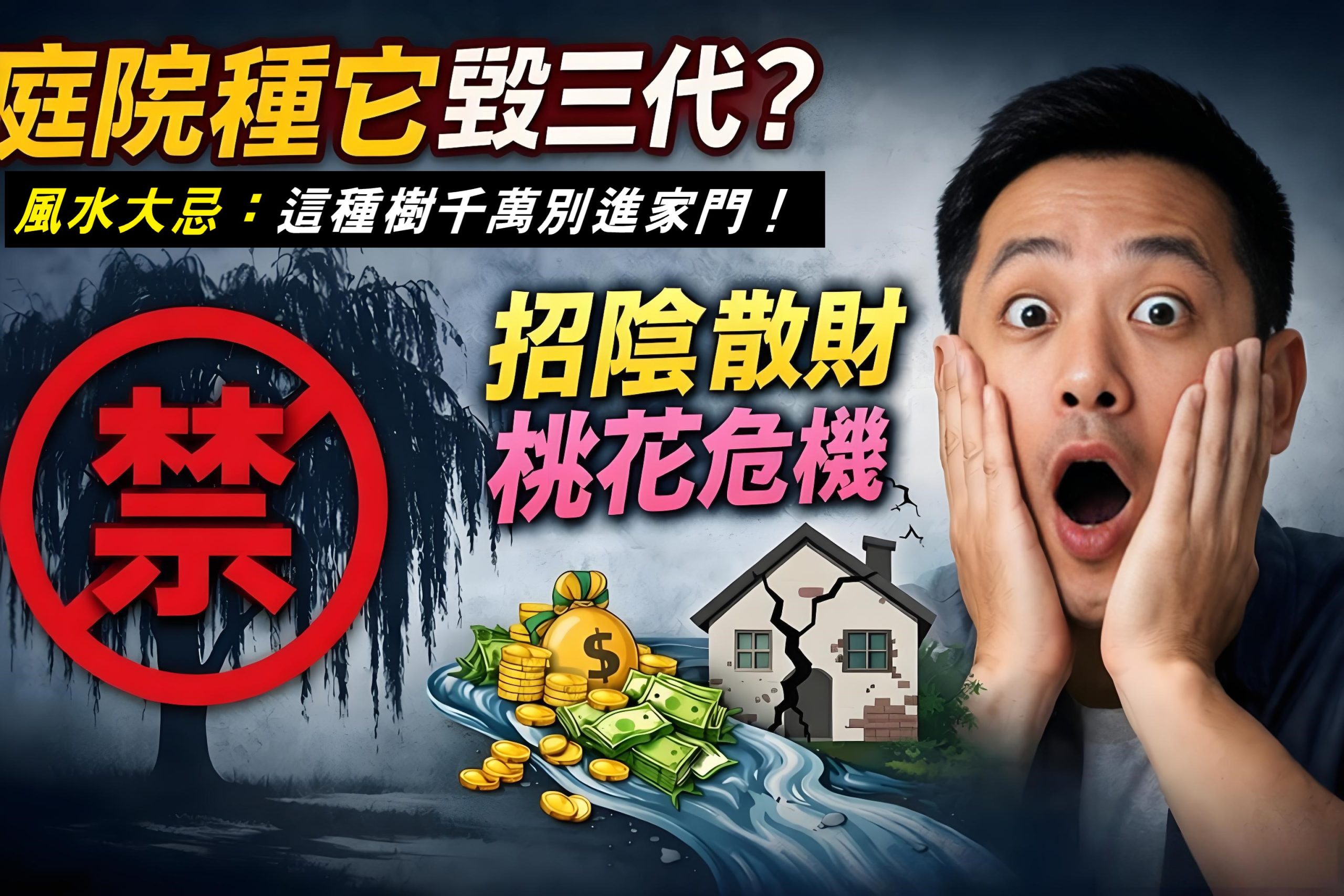 「前不栽桑,後不栽柳」並非迷信!揭開楊柳樹招陰、散財的驚人真相。 - Ailan風水研究室