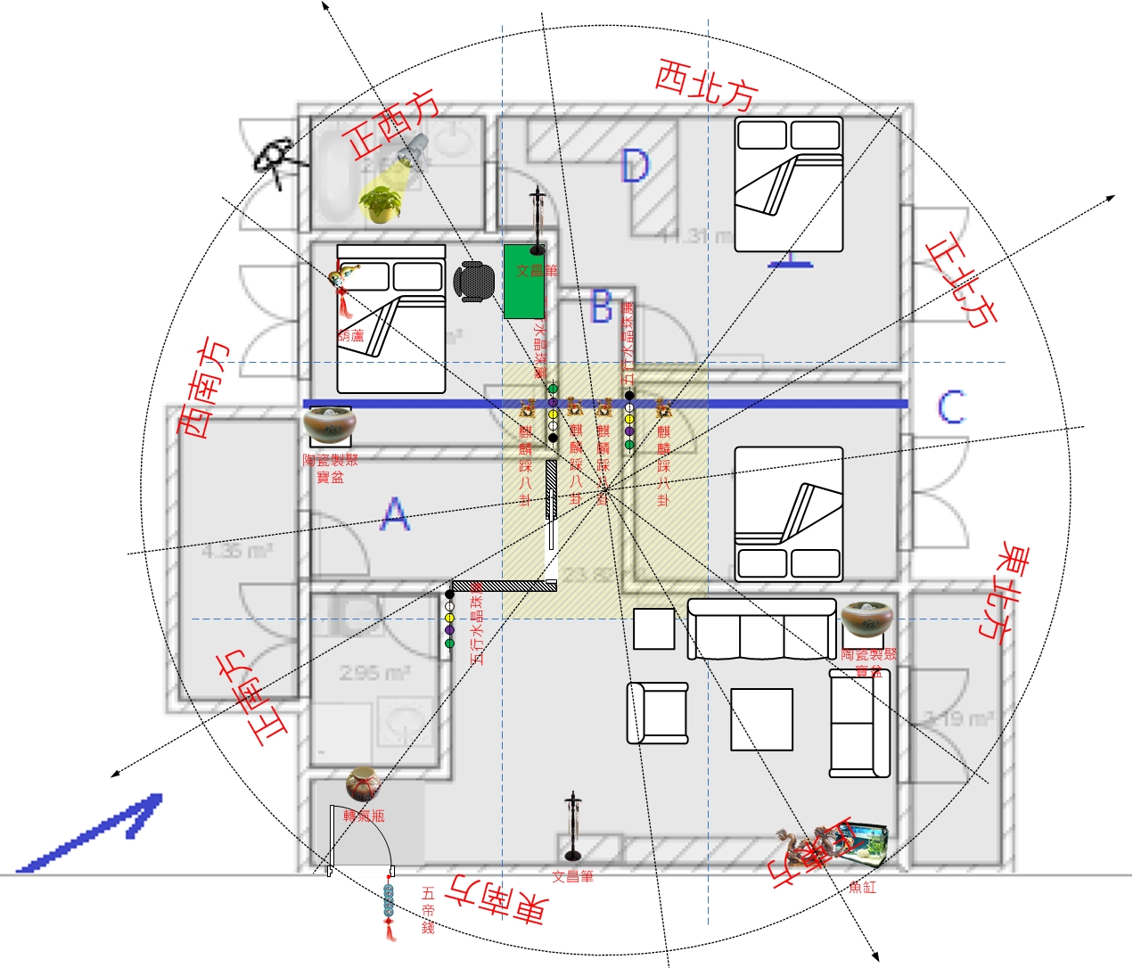 【住宅診斷】廁所落在文昌位？難怪小孩考運差！Ailan 教你用一盆植物化解。