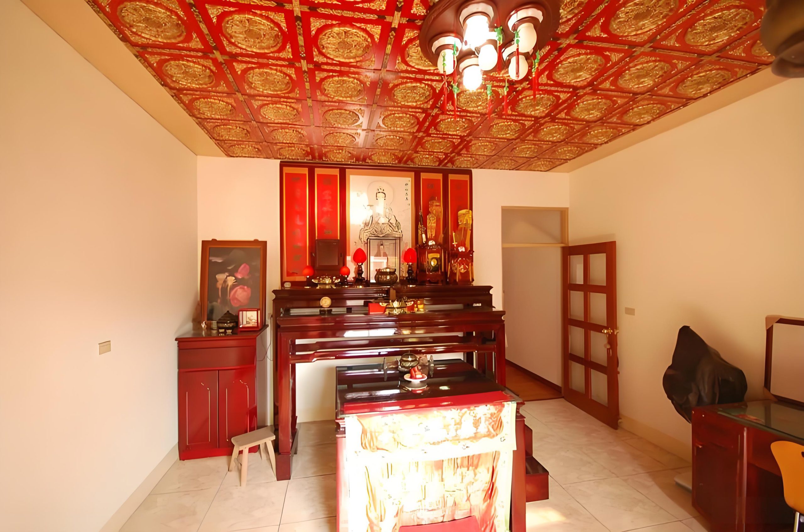 神桌龍虎邊的距離如何測量