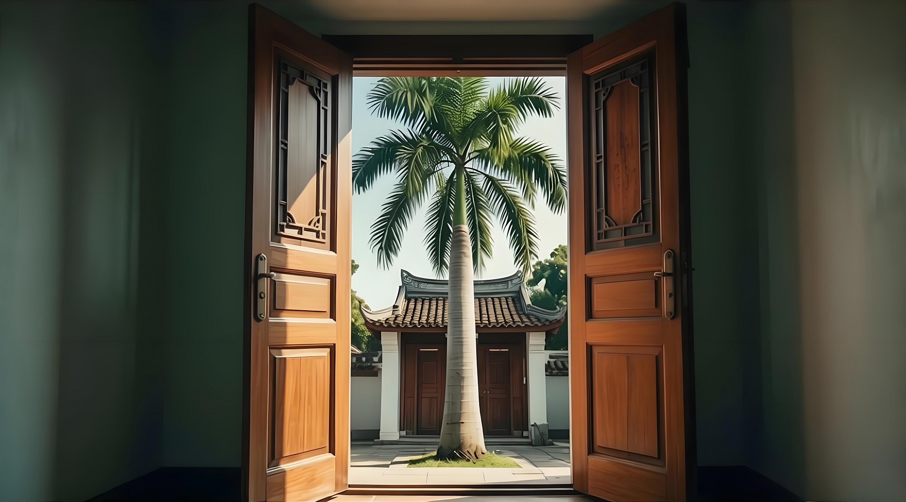 比電線桿更可怕！門前椰子樹形成「懸針煞」，專家：恐導致家人健康亮紅燈！