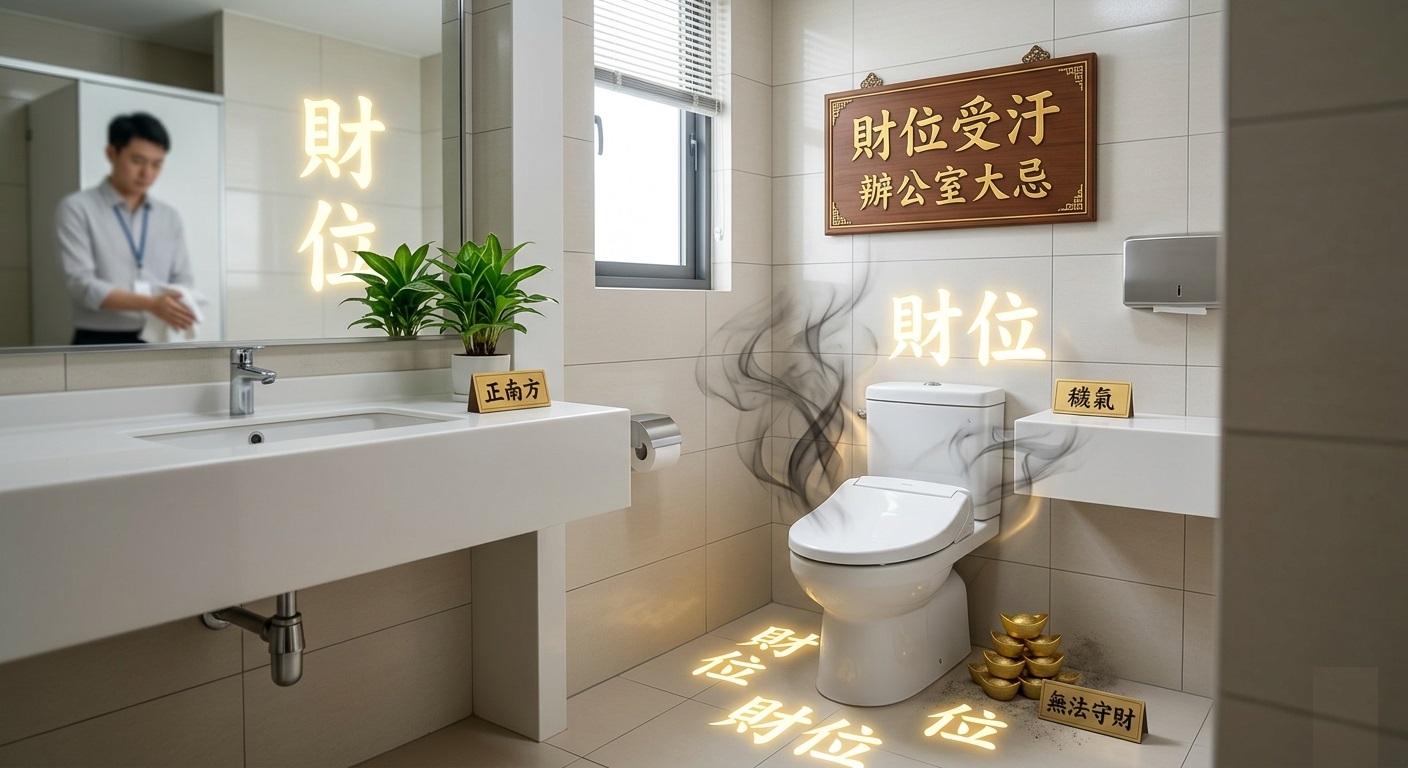 辦公室財位大忌：當財神爺遇上穢氣，你的公司正在默默失血嗎？
