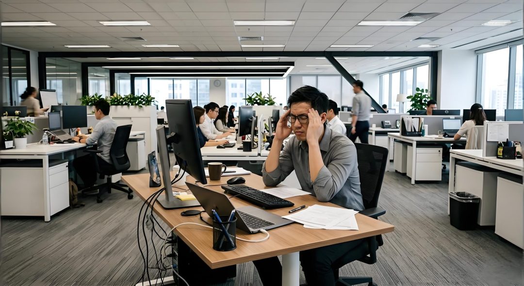 《天天加班、決策狂出錯？快看你的辦公桌是不是歪的！揭密「座位斜擺」的職場隱形殺手》