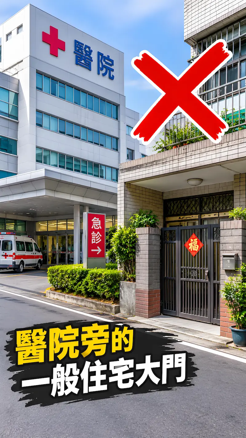 【住家緊鄰醫院風水好嗎？正對醫院大門要特別注意】
