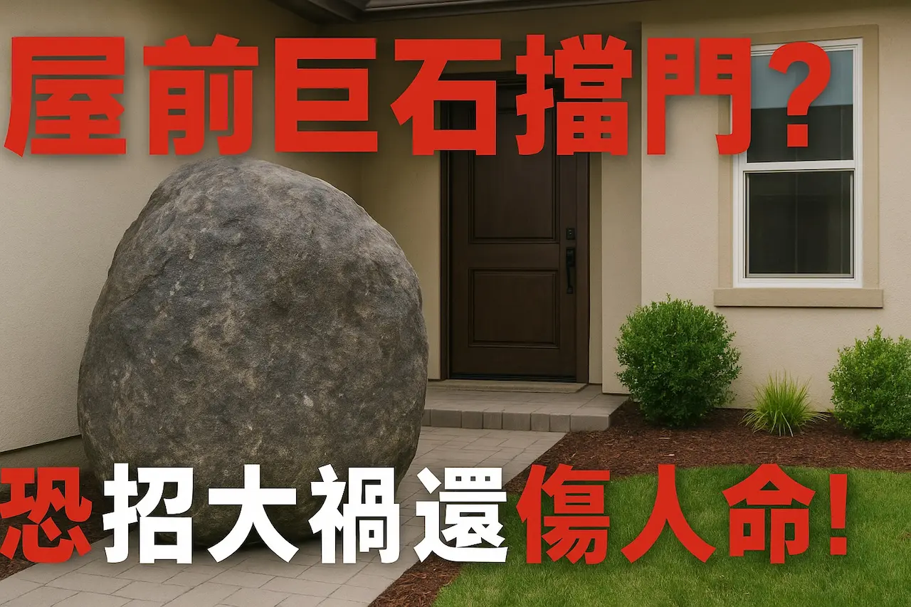巨石矗立風水